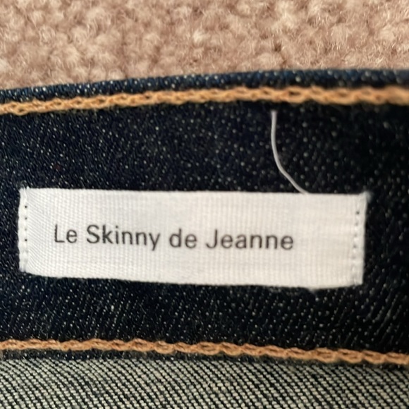 Frame Denim Le Skinny de Jeanne Jeans Dark Wash - Picture 3 of 3